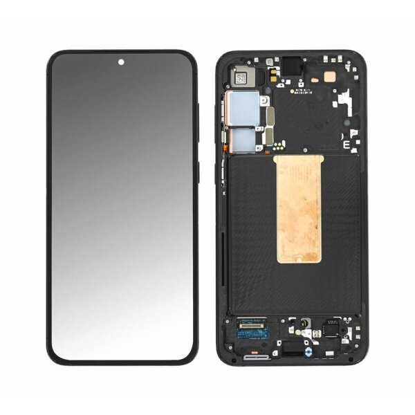 Samsung Galaxy S23 S911B AMOLED Display Touchscreen Bildschirm Rahmen Phantom Schwarz