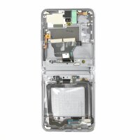 Samsung Galaxy Z Flip 5G F707B AMOLED Display Touchscreen Bildschirm Rahmen Mystic Grau / Schwarz