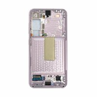 Samsung Galaxy S23 S911B AMOLED Display Touchscreen Bildschirm Rahmen Lavender