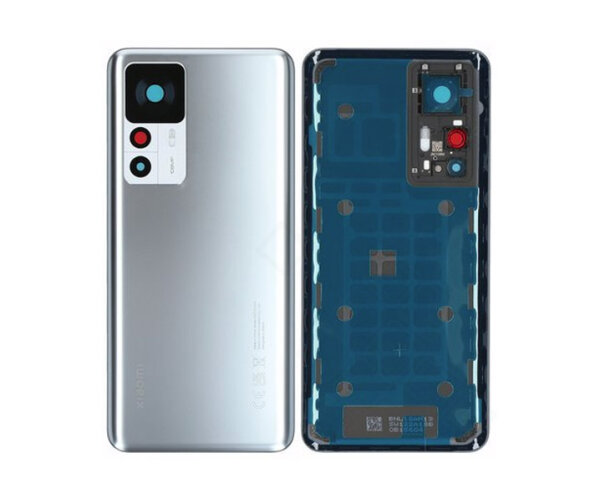 Xiaomi 12T Akkudeckel Backcover Batterie Deckel Silber