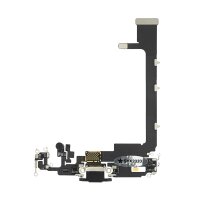 Ladebuchse Mikrofon USB Dock Connector Flex Grau Schwarz...