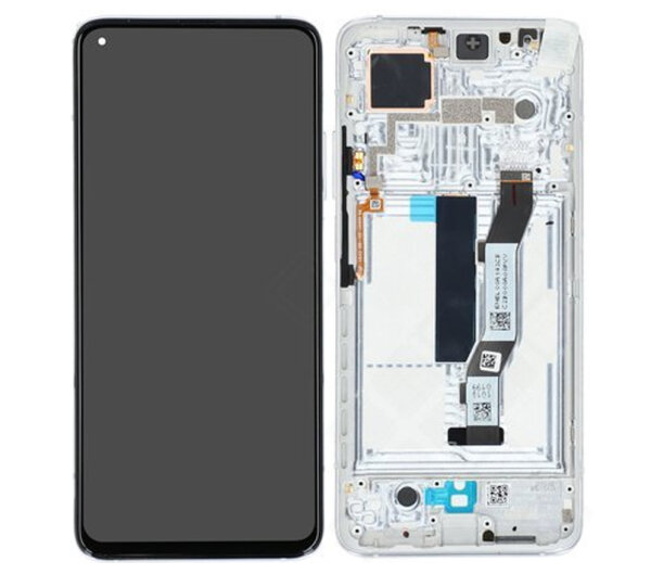 Xiaomi Mi 10T / 10T Pro LCD Display Bildschirm Touchscreen mit Rahmen Lunar Silver