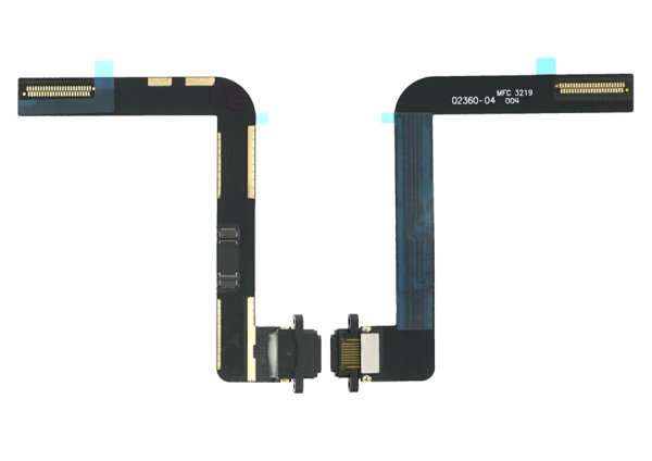 OEM - Ladebuchse USB Lightning Dock Connector Port SpaceGrau Schwarz für iPad 7. Gen 10.2 (2019)