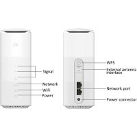 ZTE HyperBox 5G LTE WLAN Wireless Router Dual-Band WWAN MC801A Weiß (T-Mobile)