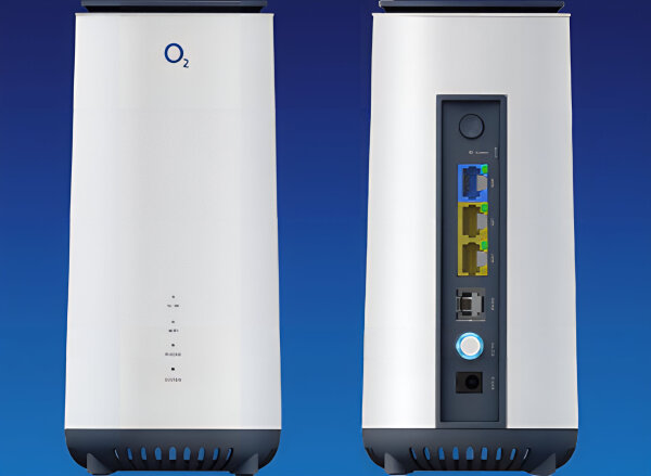 O2 HomeSpot 5G LTE WLAN Wi-Fi 6 Dual Band Wireless Router Weiß