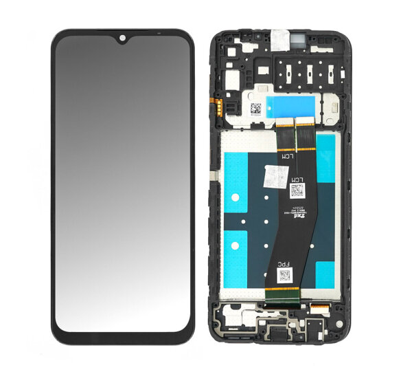 Samsung Galaxy A14 4G A145R /A145P PLS Display Touchscreen Bildschirm Rahmen Schwarz