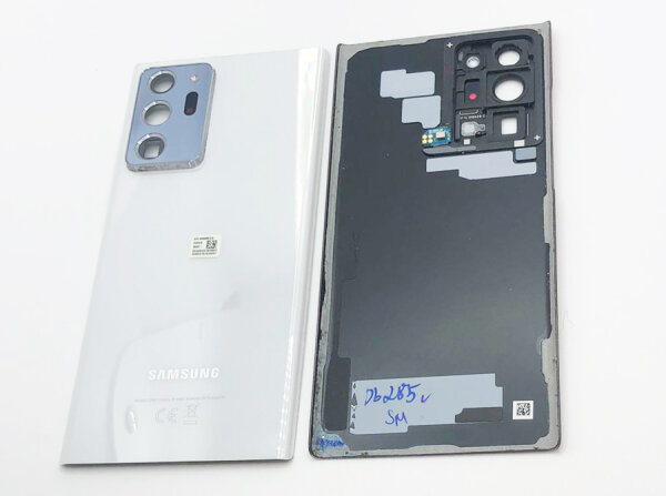 Samsung Note 20 Ultra 5G SM-N986B Akkudeckel  Batterie Deckel Backcover Weiß - Pulled