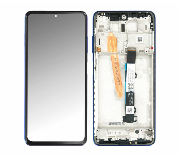 Xiaomi Poco X3 / X3 NFC LCD Display Touchscreen Bildschirm Rahmen Blau