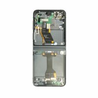 Samsung Galaxy Z Flip5 F731B AMOLED Display Touchscreen Bildschirm Rahmen Schwarz Grau