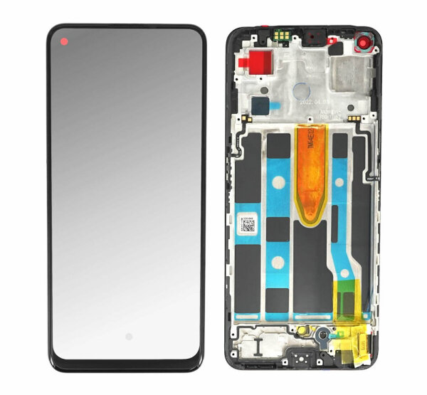 Oppo Reno7 5G /Find X5 Lite AMOLED Display Touchscreen Bildschirm Rahmen Schwarz