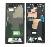 Samsung Galaxy S23 Ultra S918B LCD Mittelrahmen Display Rahmen Schwarz (ohne Display)