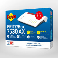 Fritz Box 7530 AX DSL Wi-Fi 6 Router Gigabit LAN DECT...