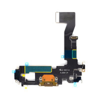 Ladebuchse Mikrofon USB Dock Connector Gold für...