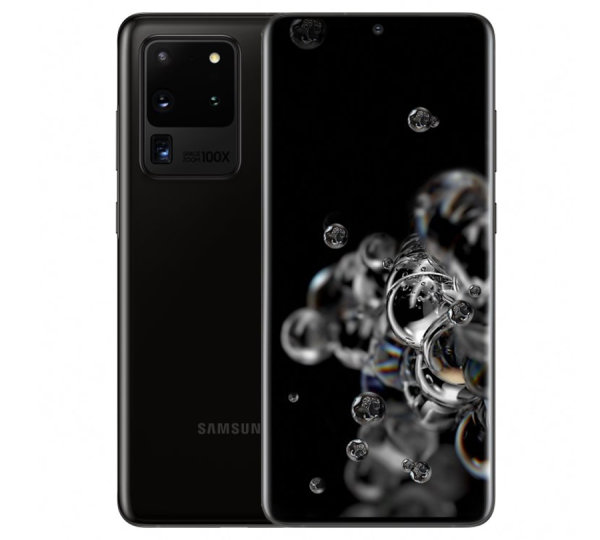 Samsung Galaxy S20 Ultra 5G 128GB G988B/DS Handy Smartphone Entsperrt Schwarz - Gut