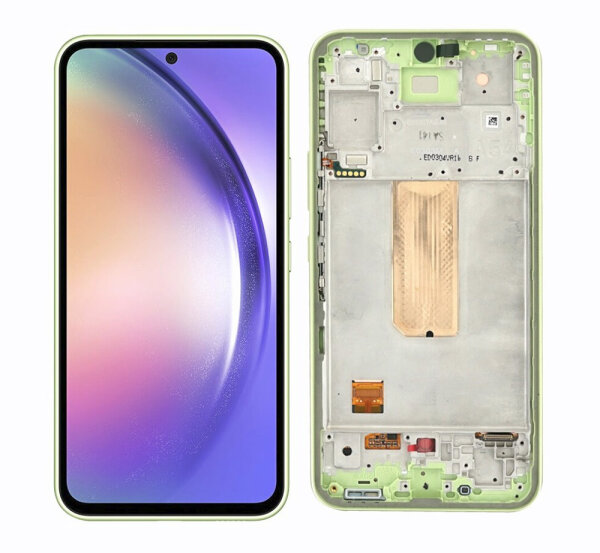 Samsung Galaxy A54 5G A546B Super AMOLED Display Touchscreen Bildschirm Rahmen Grün
