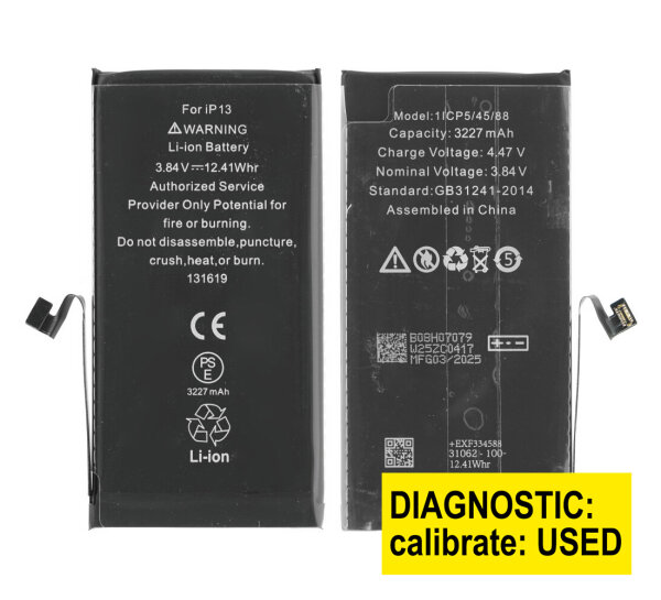 Diagnostic Ersatz Akku Batterie Battery 3227mAh für iPhone 13