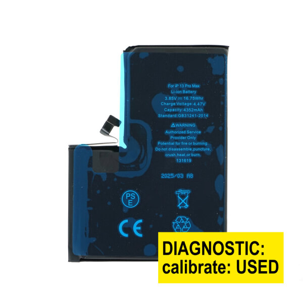 Diagnostic Ersatz Akku Batterie (ohne Warnung) 4352 mAh für iPhone 13 Pro Max