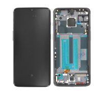 OnePlus 7 Display Touchscreen Bildschirm Rahmen Mirror Grau