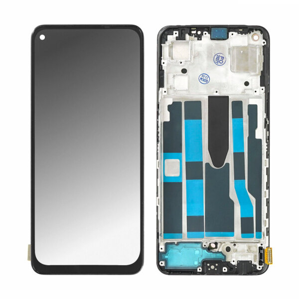 Oppo Reno7 5G /Find X5 Lite Display Touchscreen Bildschirm Rahmen Schwarz