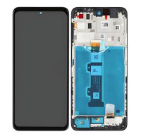 Motorola Moto E32s XT2229 IPS LCD Display Touchscreen Bildschirm Rahmen Schwarz