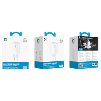 NCC Power Adapter A+C+C USB-A & Dual Type-C Charger GS-65W-EU Weiß