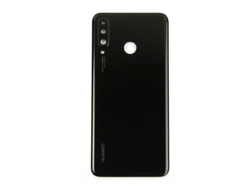 Huawei P30 Lite (New Edition) Akkudeckel Backcover Batterie Deckel (+ Lens) Schwarz