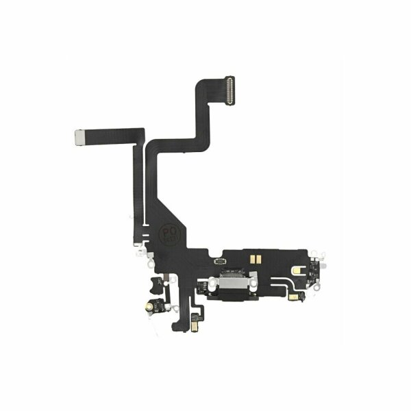 Ladebuchse Mikrofon USB Dock Connector SpaceGrau Schwarz für iPhone 14 Pro