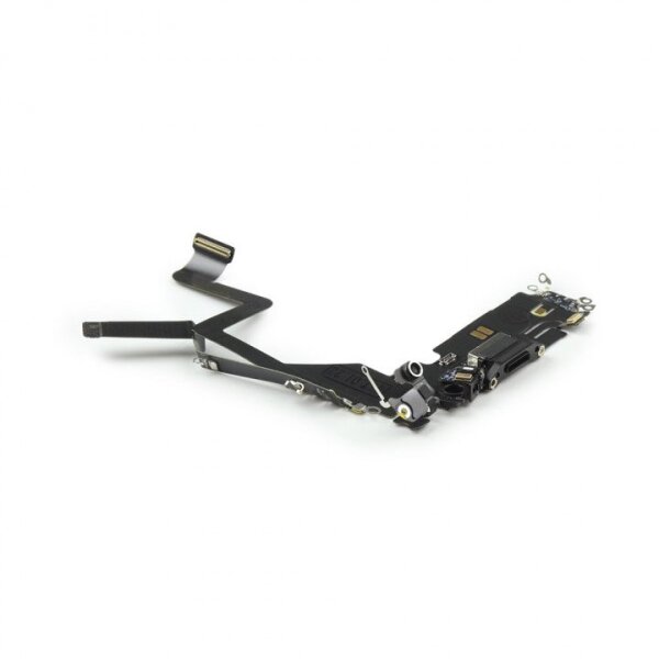 Ladebuchse Mikrofon USB Dock Connector Schwarz für iPhone 14 Pro