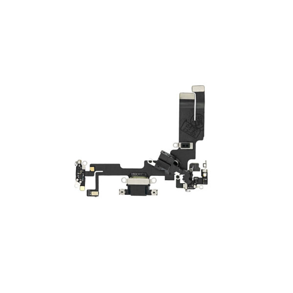 Ladebuchse Mikrofon USB Dock Connector Schwarz für iPhone 14