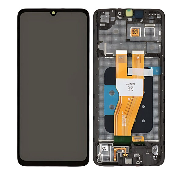 Samsung Galaxy A05 A055F PLS LCD Display Touchscreen Bildschirm Rahmen Schwarz