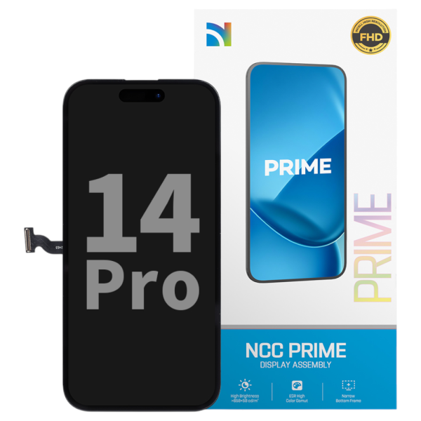 NCC Prime InCell FHD Display Touchscreen Bildschirm Schwarz für iPhone 14 Pro
