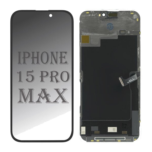 SOFT OLED 120Hz Display Touchscreen Bildschirm Schwarz für iPhone 15 Pro Max