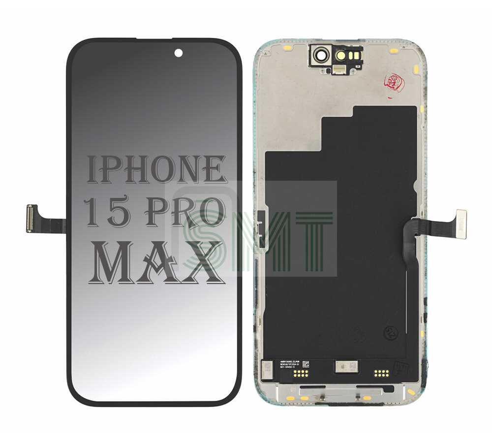 Apple IPhone 15 Pro Max Display Touchscreen In Schwarz Pu Apple IPhone 15 Pro Max Display Touchscreen In Schwarz Pu