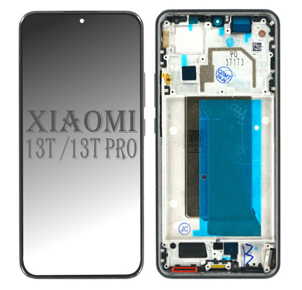 Xiaomi 13T /13T Pro LCD Display Touchscreen Bildschirm Rahmen Schwarz