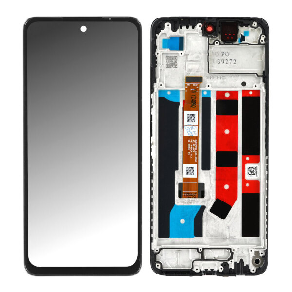 Oppo A60 LCD Display Touchscreen Bildschirm Rahmen Schwarz