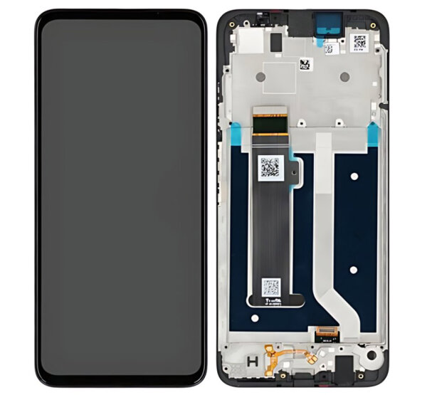 Motorola Moto G34 XT2363 LCD Display Touchscreen Bildschirm Rahmen Schwarz