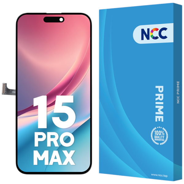 NCC Prime InCell Display Touchscreen Bildschirm Schwarz für iPhone 15 Pro Max