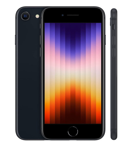 iPhone SE 2022 5G 3. Generation 64GB Smartphone Handy Mitternachtsblau - Akzeptabel