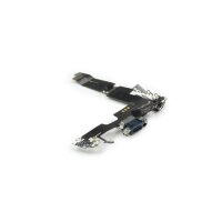 Ladebuchse Mikrofon USB Dock Connector Flex Space Schwarz für iPhone 14 Plus