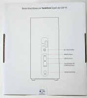 Huawei Vodafone GigaCube CAT19 B818-263 Dual Band LTE WLAN Router 1,6 Gbit/s Weiß
