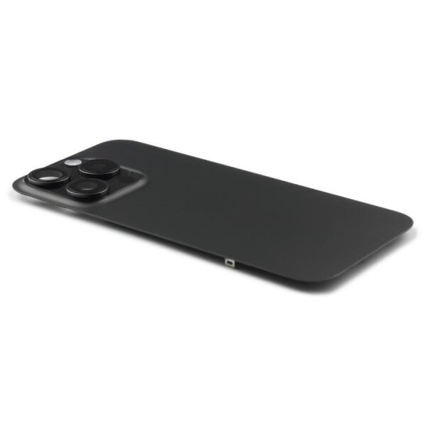 Akkudeckel Backcover Inkl. Kameralinse & Wireless Charging Schwarz für iPhone 15 Pro