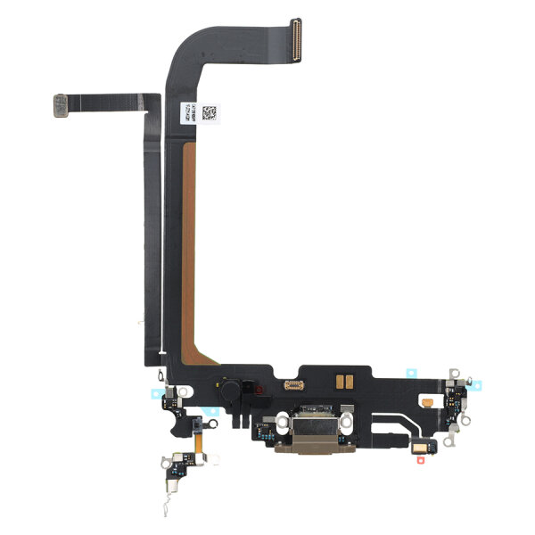 Ladebuchse Mikrofon USB Dock Connector Gold für iPhone 13 Pro Max