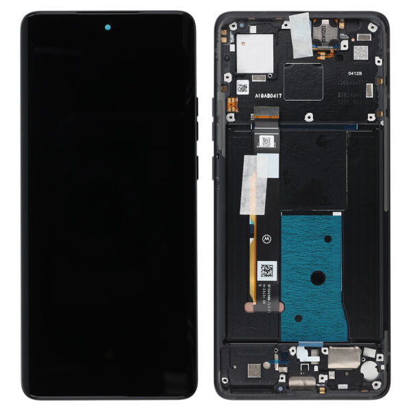 Motorola Edge 40 XT2303 OLED Display Touchscreen Bildschirm Rahmen Schwarz