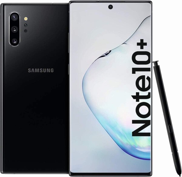 Samsung Galaxy Note 10 Plus N975F 256GB 12GB RAM Android Smartphone Entsperrt Aura Schwarz - Sehr Gut