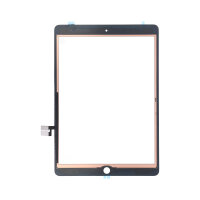 Pulled Touchscreen inkl. Klebestreifen Schwarz für iPad 9 (2021)