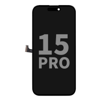 Soft OLED+ Display Touchscreen Bildschirm Schwarz für iPhone 15 Pro 120Hz