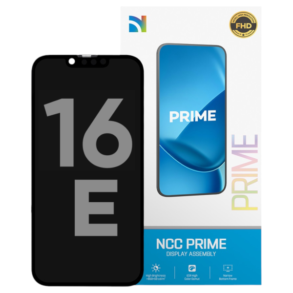 NCC InCell LCD Display Touchscreen Bildschirm Schwarz für iPhone 16e /iPhone 17e