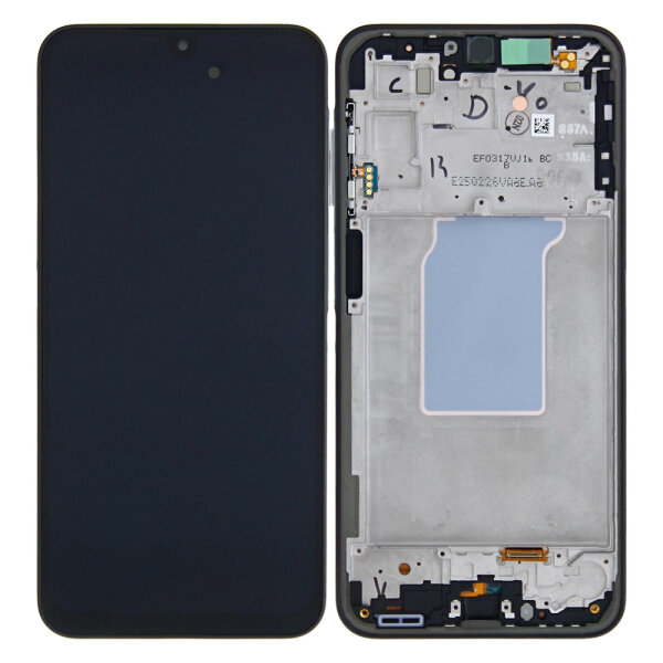 Samsung Galaxy A26 A266B AMOLED Display Touchscreen Bildschirm Rahmen Schwarz
