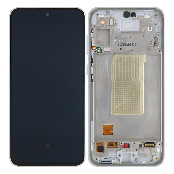 Samsung Galaxy A36 A366B AMOLED Display Touchscreen Bildschirm Rahmen Weiß