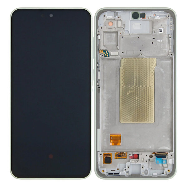 Samsung Galaxy A36 A366B AMOLED Display Touchscreen Bildschirm Rahmen Grün